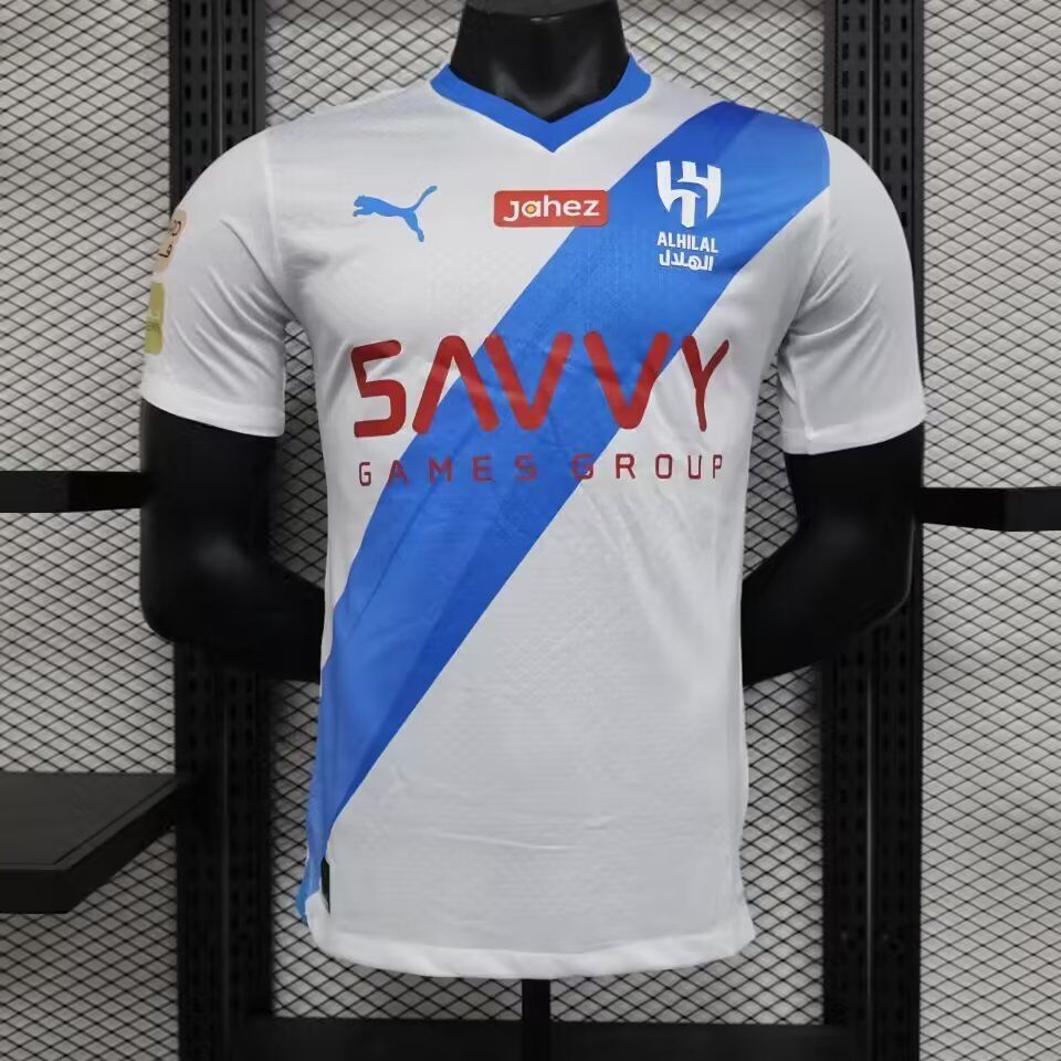 AAA Quality Al-Hilal 23/24 Away White Soccer Jersey(Player)